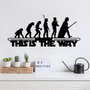 Wallity Evrim Escultura de Pared de Metal Negro